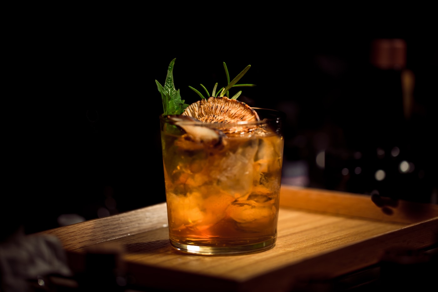The NOIRÉ bar after dark