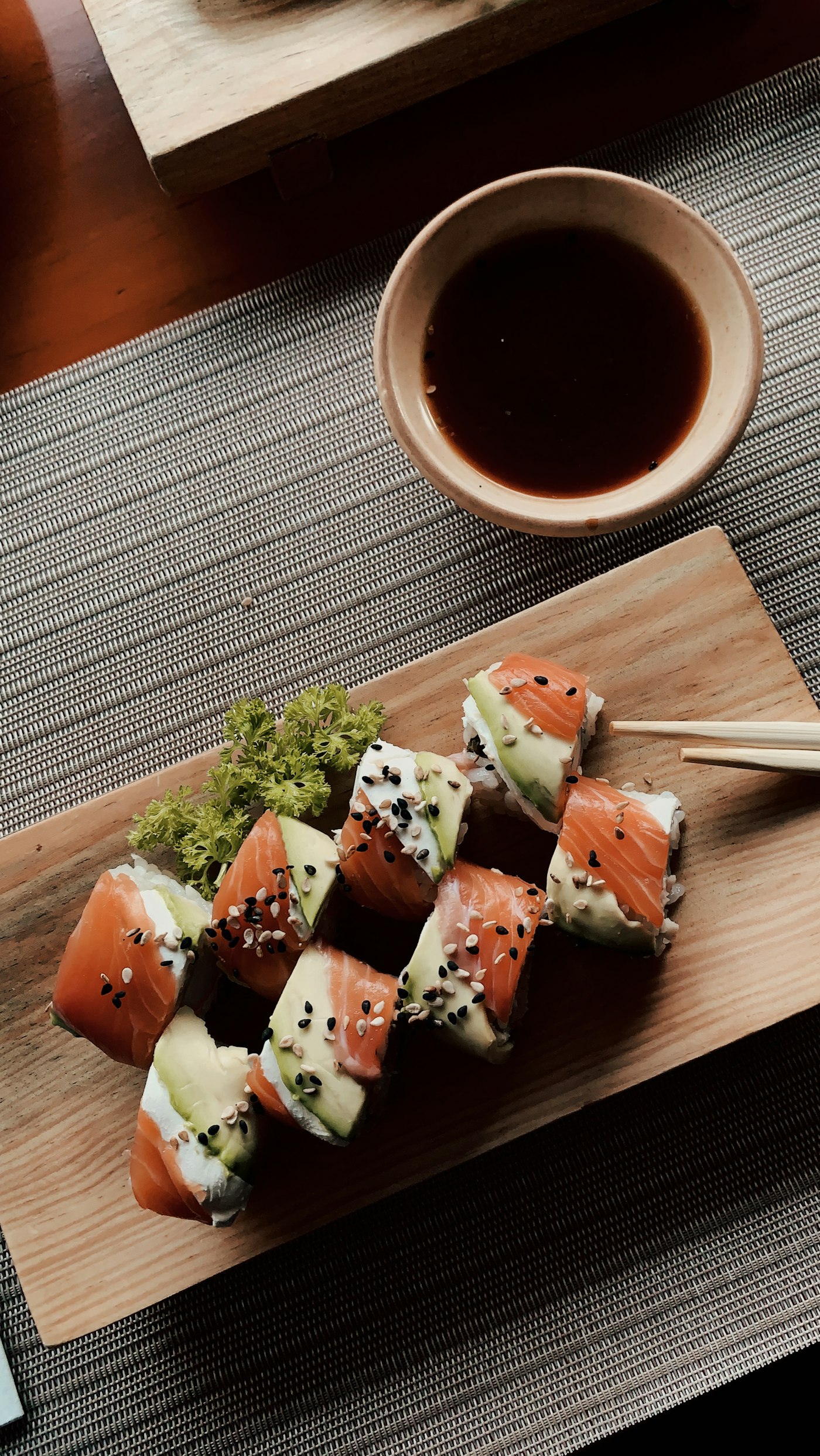Tuna tartare with avocado and sesame