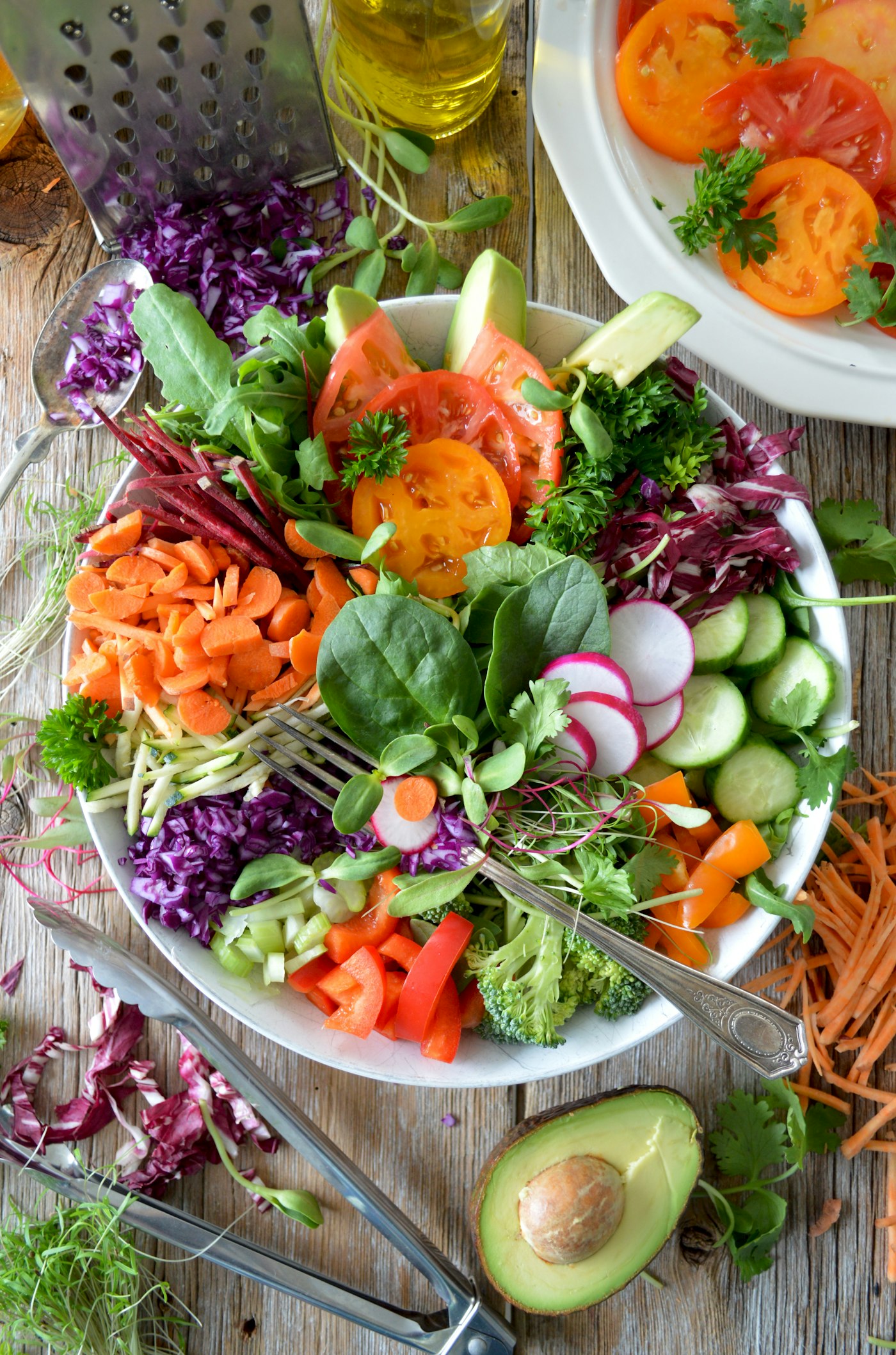 Roasted seasonal vegetables